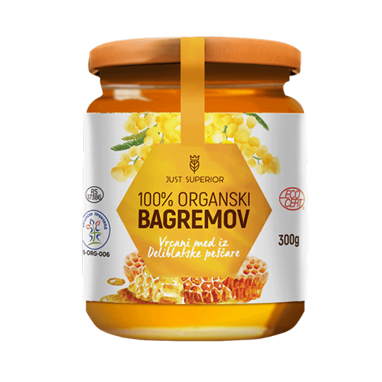 Organski Bagremov Med 300gr Organski Bagremov Med deliblato 300gr
