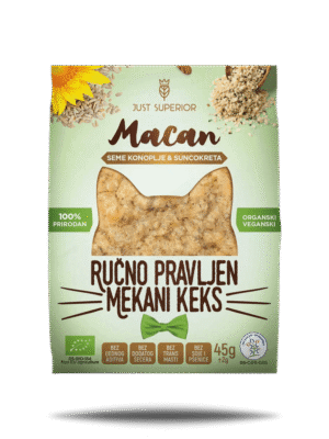 Organski Keks Macan Konoplja Suncokret 45g