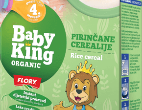 Organske Pirinčane Cerealije Baby King 200g