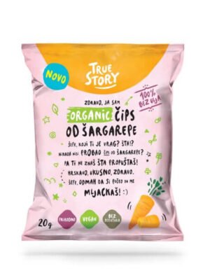 Organski Čips od Šargarepe True Story 20g