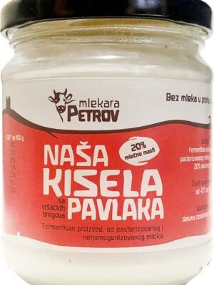 Pavlaka Staklena Teglica Mlekara Petrov 200g