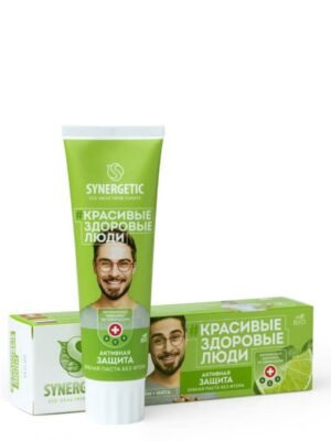 Synergetic Ekološka Pasta za Zube Bez Fluora Aktivna Zaštita Limeta i Menta 100g