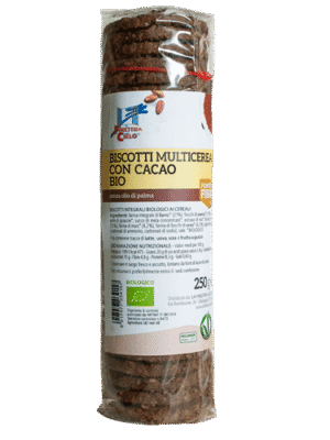Organski Keks od Žitarica sa Kakaom Finestra Cielo 250g