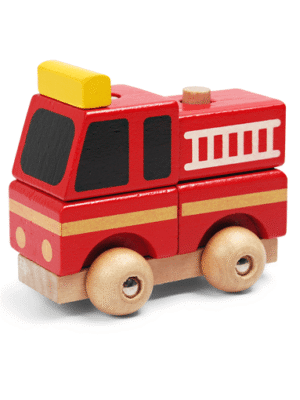 Slagalica Drvena Mini 3D Vatrogasac Pino