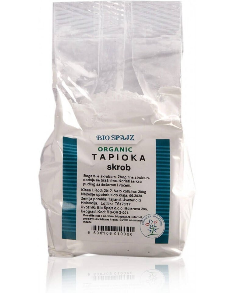 Organski Tapioka Skrob Bio Špajz 200g | Organska Hrana Sa Salaša | Bio ...