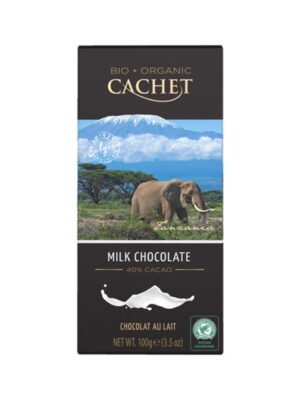 Organska Mlečna Čokolada 40% Kakao Cachet 100g