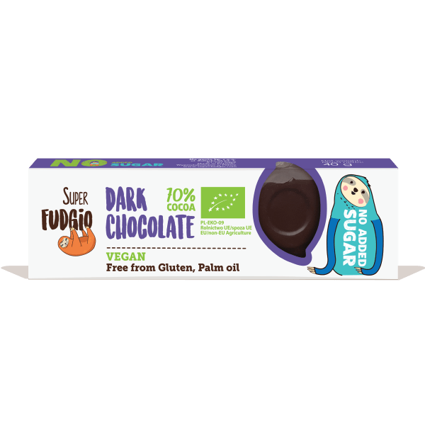 organska crna cokolada 70 vegan super fudgio 40g