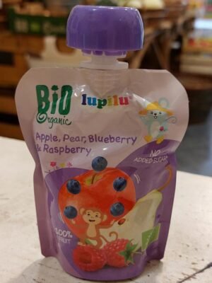 Organska Baby Kaša Jabuka Kruška Borovnica Malina Lupilu 90g