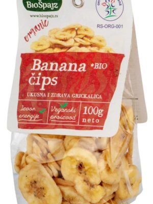 Organski Banana Čips Bio Špajz 100g