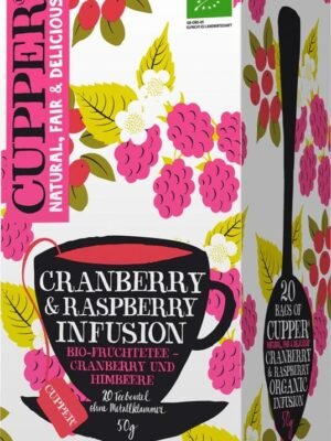 Organski Čaj od Brusnice i Maline Cupper 50g