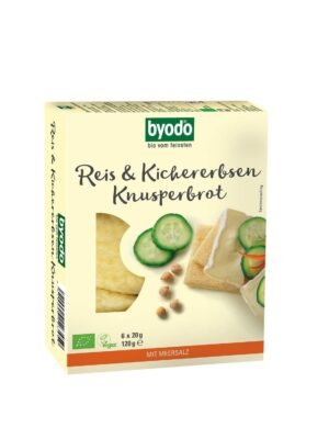 Organski Hleb od Pirinča i Leblebije Byodo 120g