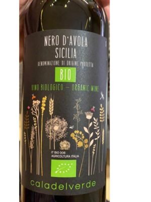 Organsko Crno Vino Nero d’Avola Sicilia Caladelverde 750ml