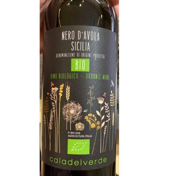 organsko vino crno nero davola sicilia caladelverde 750ml