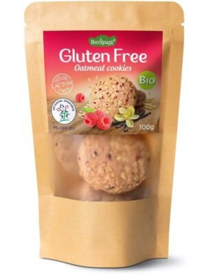 Organski Ovseni Keks sa Malinom i Vanilom Bio Špajz 100g