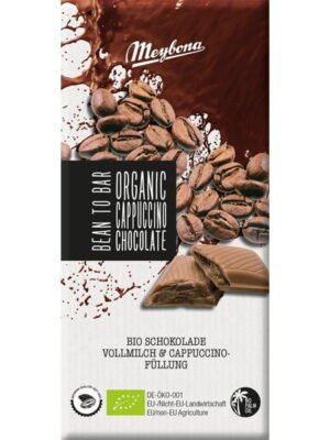 Organska Mlečna Čokolada Kapućino Meybona 100g
