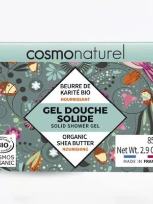 Organski Čvrsti Gel za Tuširanje Šea Puter Gravier Cosmo Naturel 85g