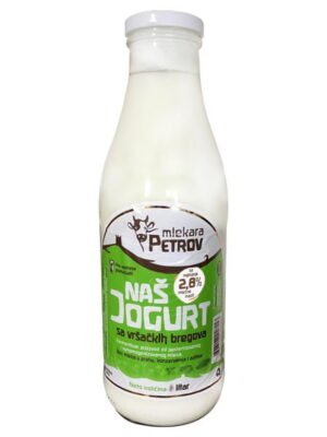 Jogurt Staklena Flaša Mlekara Petrov 750ml