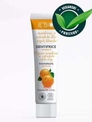 Organska Umirujuća Pasta za Zube Mandarina Gravier Ce Bio 75ml