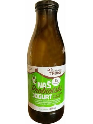 Probiotski Jogurt Staklena Flaša Mlekara Petrov 750ml