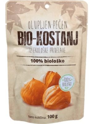 Organski Kesten Oljušten i Pečen Fast Snack 100g