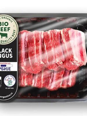 Organska juneca rebra Black Angus bio beef 500g