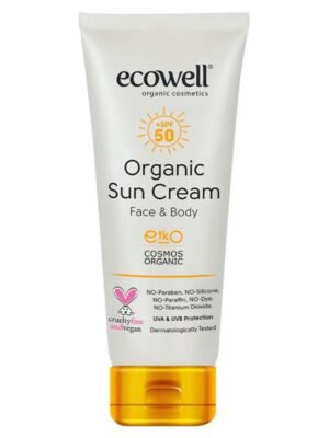 Organska Krema za Sunčanje Faktor 50 Ecowell 110g