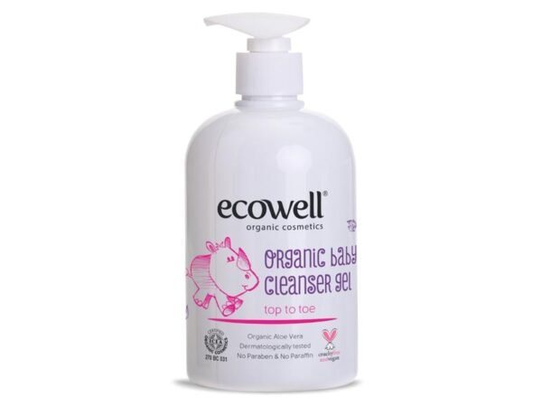 organski gel za ciscenje koze beba ecowell 500ml