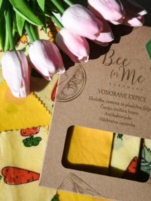 Ekološke Voskirane Krpice Bee for Me 6 komada