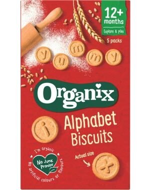 Organski Alfabet Keksići Organix 25g