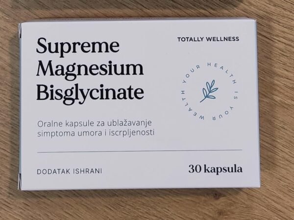 Supreme Magnesium Bisglycinate Totally Wellness 30 kapsula