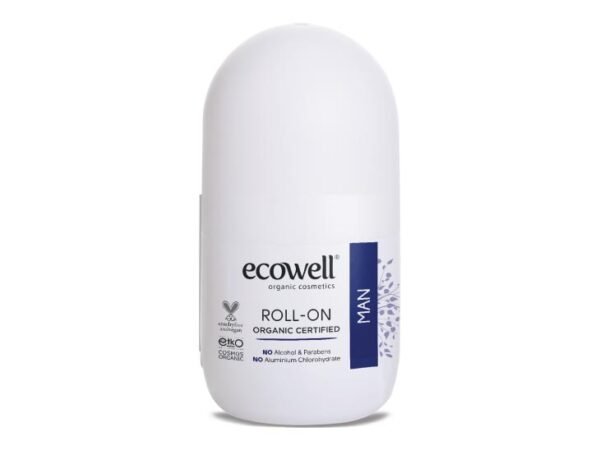 organski dezodorans rollon za muskarce ecowell 75ml
