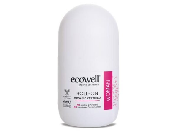 organski dezodorans rollon za zene ecowell 75ml