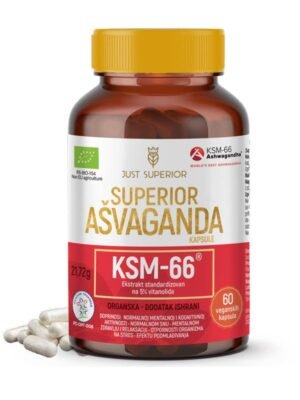 Organska Ašvaganda KSM66 Just Superior Kapsula 60kom