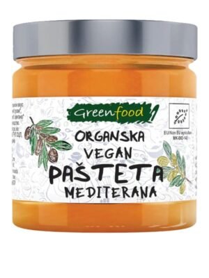 Organska Pašteta Mediteran GreenFood 185g