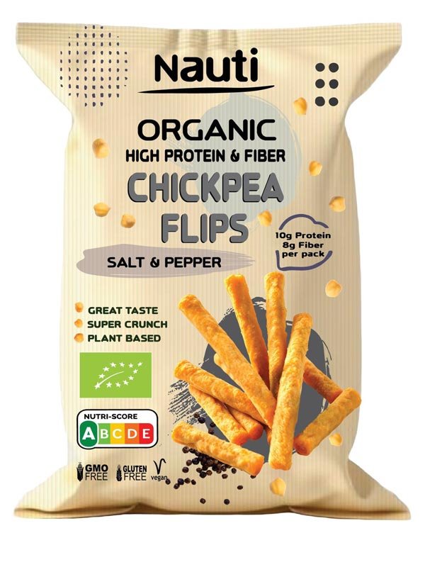Organski Flips Od Leblebije Biber So Bez Glutena Nauti 55g Organski Flips Od Leblebije Biber So Bez Glutena Nauti 55g
