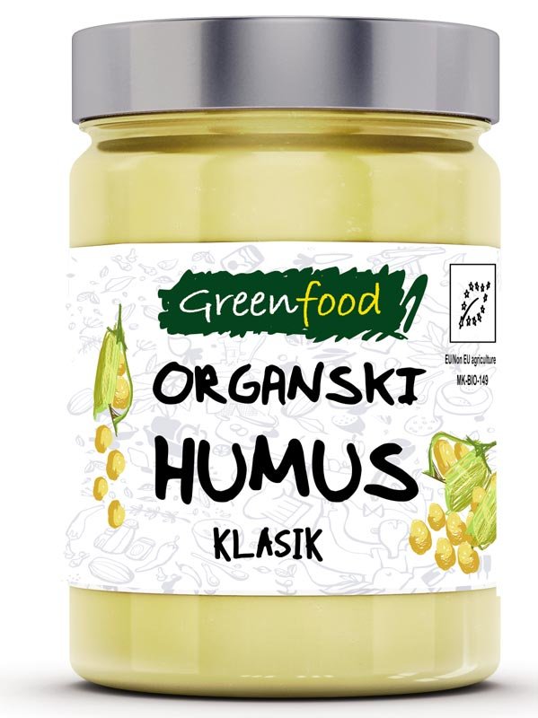 Organski Humus Klasik GreenFood 270g Organski Humus Klasik GreenFood 270g