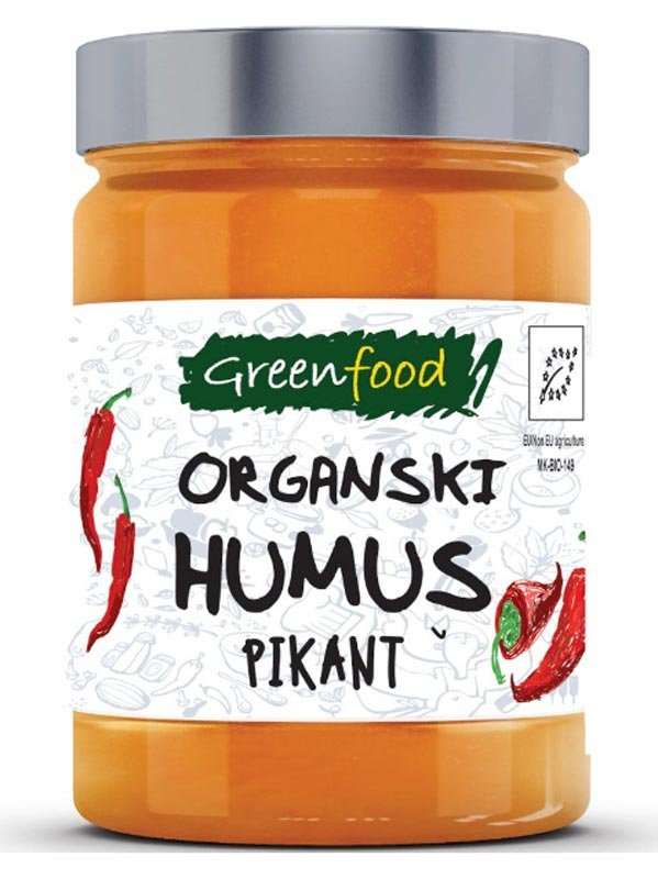 Organski Humus Pikant GreenFood 280g Organski Humus Pikant GreenFood 280g